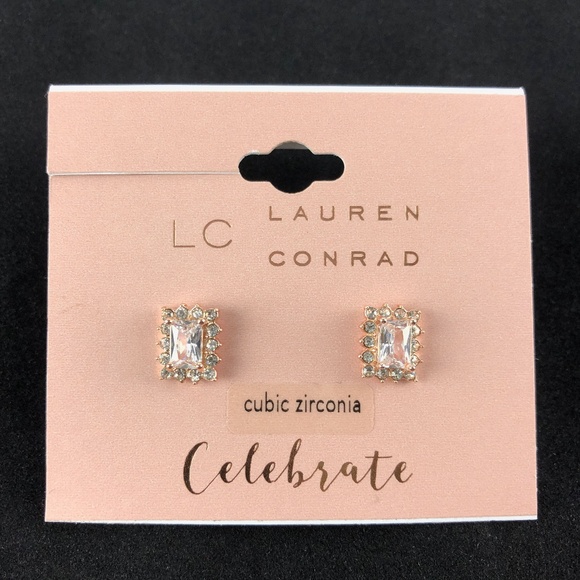 LC Lauren Conrad Jewelry - LC Lauren Conrad Earrings Copper-tone 3/8"